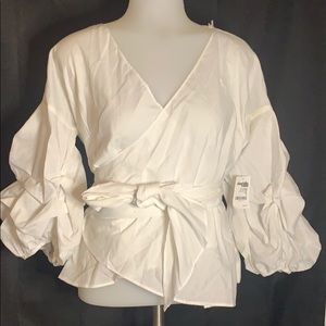 Charlotte Russe Wrap Blouse